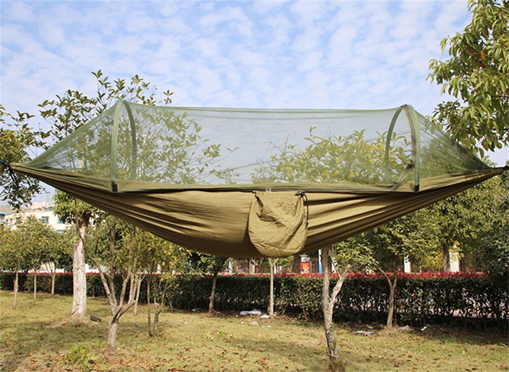 Cheap Goat Tents Parachute Fabric Portable Outdoor Camping Hammock with Mosquito Net  Hanging Swing Sleeping Bed Tree Tent   